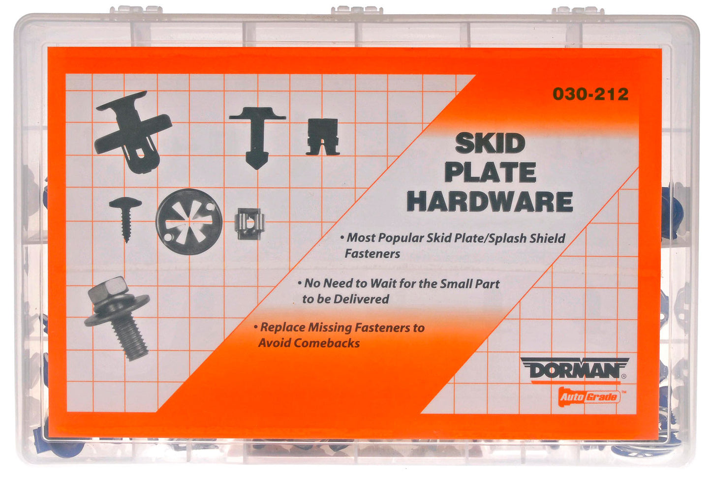 Engine Splash Shield Hardware (Dorman 030-212) 12 SKU/120 Pc. "Skid Plate" Kit