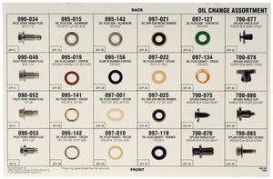 Oil Change Tech Tray: Pilot Point Plugs, Gaskets & Splash Shields Dorman 030-545