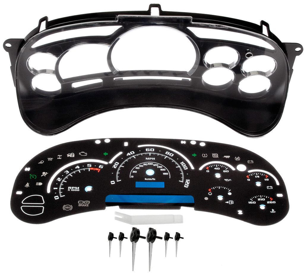 Instrument cluster upgrade kit - Escalade w/o trans temp (Dorman 10-0102B)