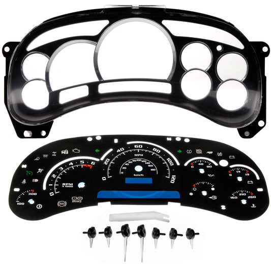 Instrument cluster upgrade kit - Escalade w/ trans temp (Dorman 10-0104B)