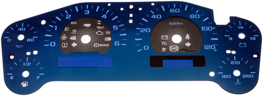 Instrument Cluster Upgrade Kit - Aqua W/ Trans Temp (Dorman 10-0109B)