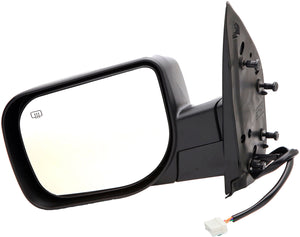 Left Power Heated Memory Side View Mirror (Textured Cover) (Dorman# 955-1092)