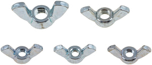 Wing Nut Asmt Sizes #8-32, #10-24, #10-32, 1/4