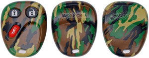 New Keyless Remote Case Replacement Green Camoflage - Dorman 13618GNC