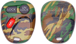 New Keyless Remote Case Replacement Green Camoflage - Dorman 13622GNC