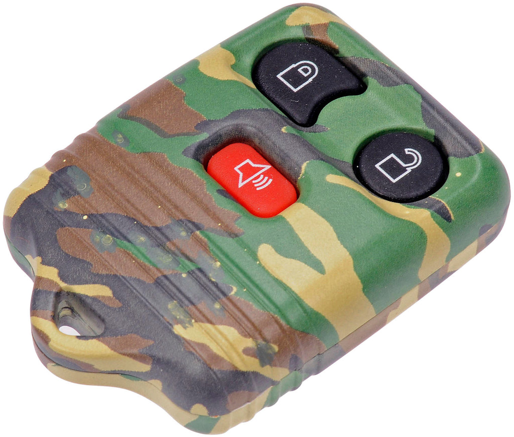 New Keyless Remote Case Replacement Green Camoflage - Dorman 13625GNC