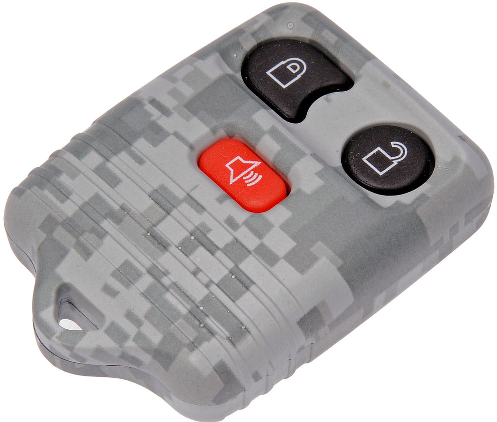 New Keyless Remote Case Replacement Gray Digital Camoflage - Dorman 13625GYC