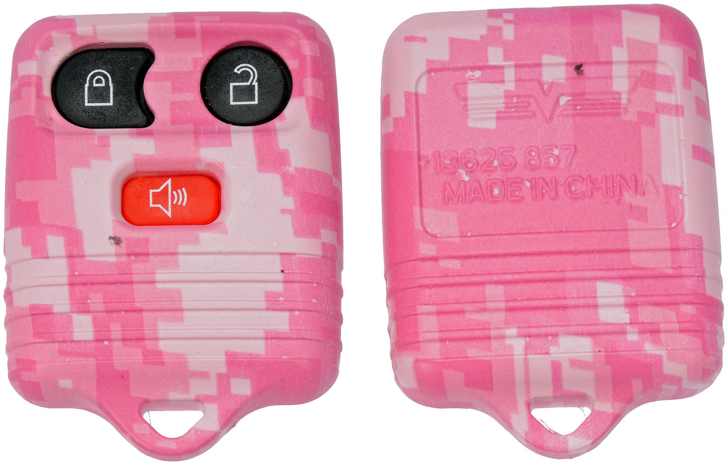 New Keyless Remote Case Replacement Pink Digital Camoflage - Dorman 13625PKC