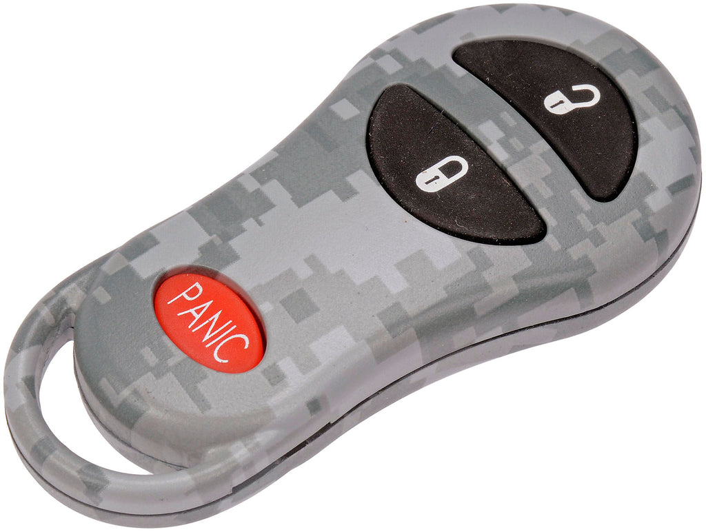 New Keyless Remote Case Replacement Gray Digital Camoflage - Dorman 13628GYC