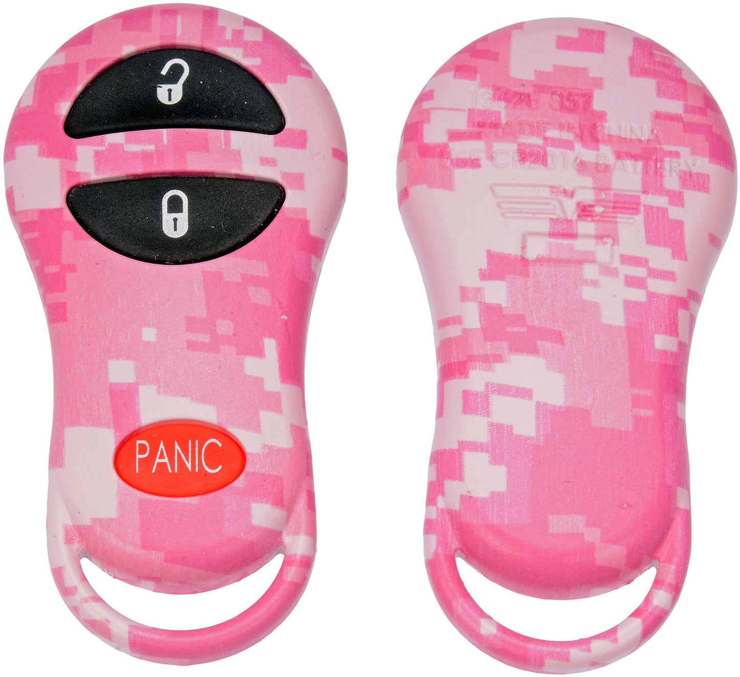 New Keyless Remote Case Replacement Pink Digital Camoflage - Dorman 13628PKC