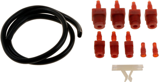 Master Cylinder Bleeder Kit - 22 In. Hose, Clip, And 6 Fittings - Dorman# 13910