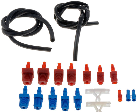 Master Cylinder Bleeder Kit - 22" Hose, Clip, SAE & Metric - Dorman# 13911