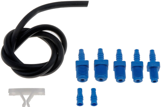 Master Cylinder Bleeder Kit - 22" Hose, Clip & Metric Fittings - Dorman# 13999