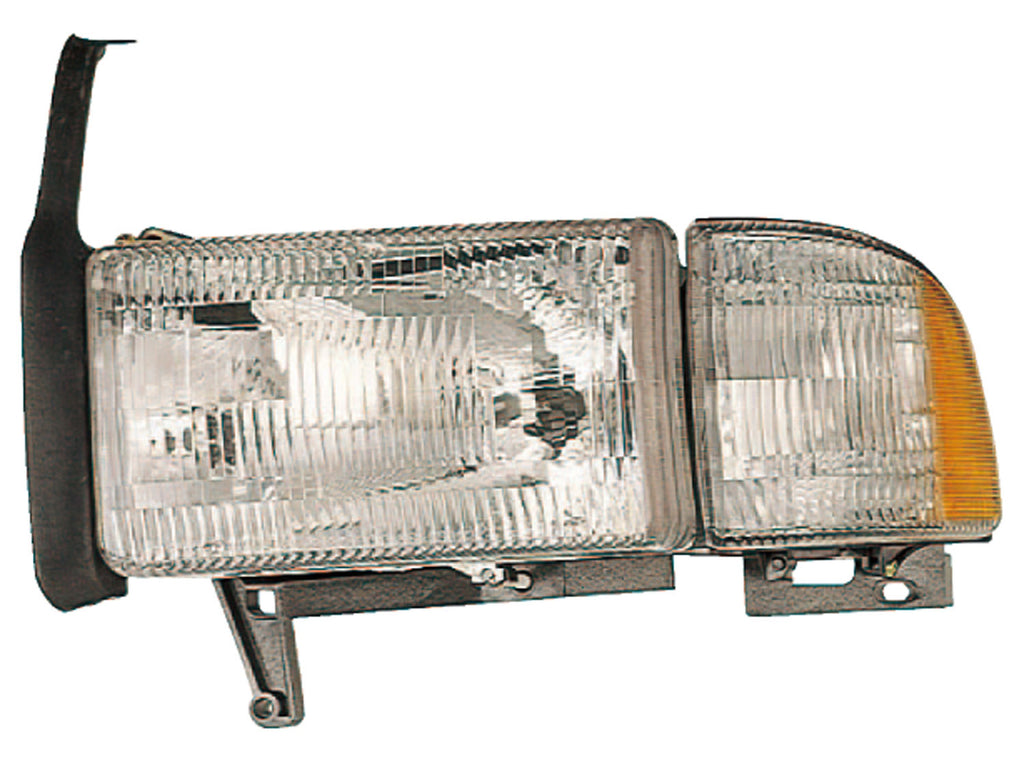 Right Headlamp Headlight Assy Dorman 1590404 Fits 94-02 Ram 1500 2500 3500