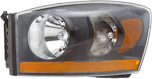 HEADLAMP-LEFT PICKUP W/BLACK BEZEL (Dorman# 1591985)