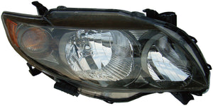 HEADLAMP - RIGHT 09-10 COROLLA S, XRS (Dorman# 1592078)