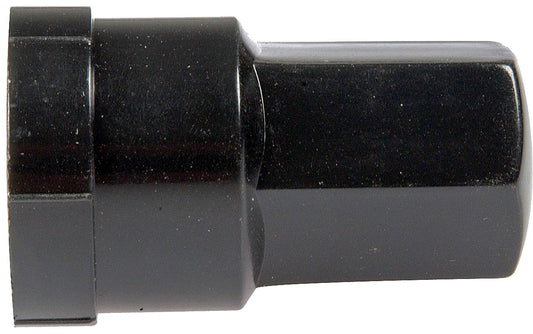 Black Wheel Nut Cover M24-2.0, Hex 19mm - Dorman# 611-609