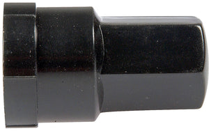 Black Wheel Nut Cover M24-2.0, Hex 19mm - Dorman# 611-609