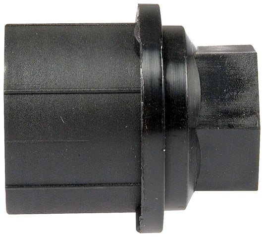 Black Wheel Nut Cover M27-2.0, Hex 22mm - Dorman# 611-613