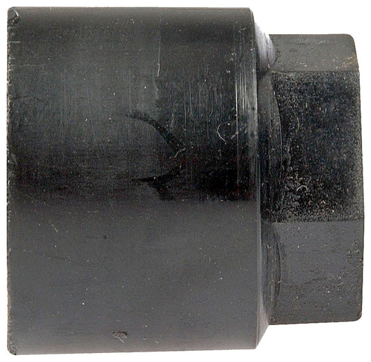 Black Wheel Nut Cover M27-2.0, Hex 22mm - Dorman# 611-614