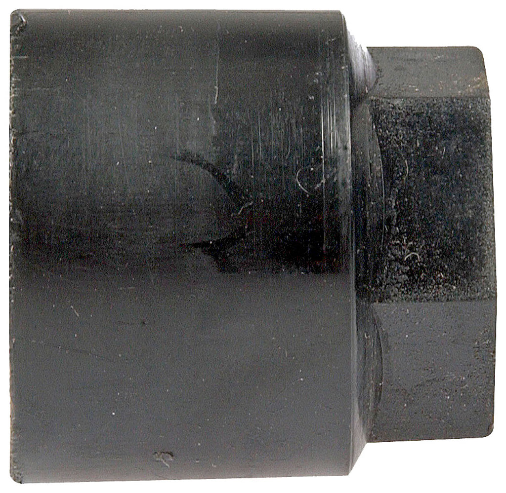 Black Wheel Nut Cover M27-2.0, Hex 22mm - Dorman# 611-614