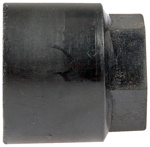 Black Wheel Nut Cover M27-2.0, Hex 22mm - Dorman# 611-614