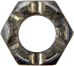 Hex Nut-Castellated-Thread Size: 3/8-24, Height: 9/16 In. - Dorman# 814-062