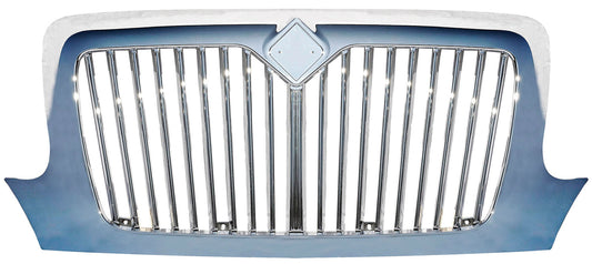 Rad. Grille Chrome Dorman 242-5107,3551015C99 Fits 90-18 International Trucks