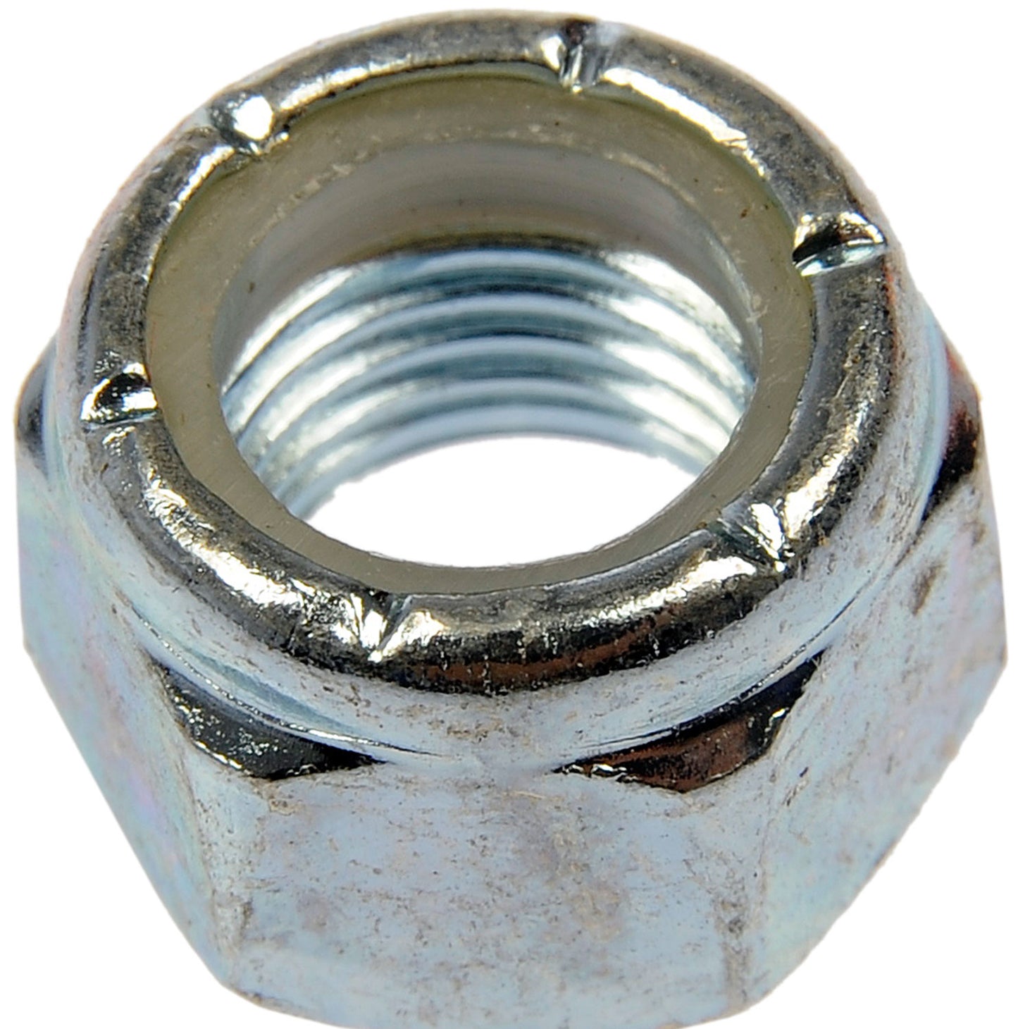 Hex Lock Nut With Nylon Insert- Grade 2-Thread Size: 7/16-20 - Dorman# 814-043