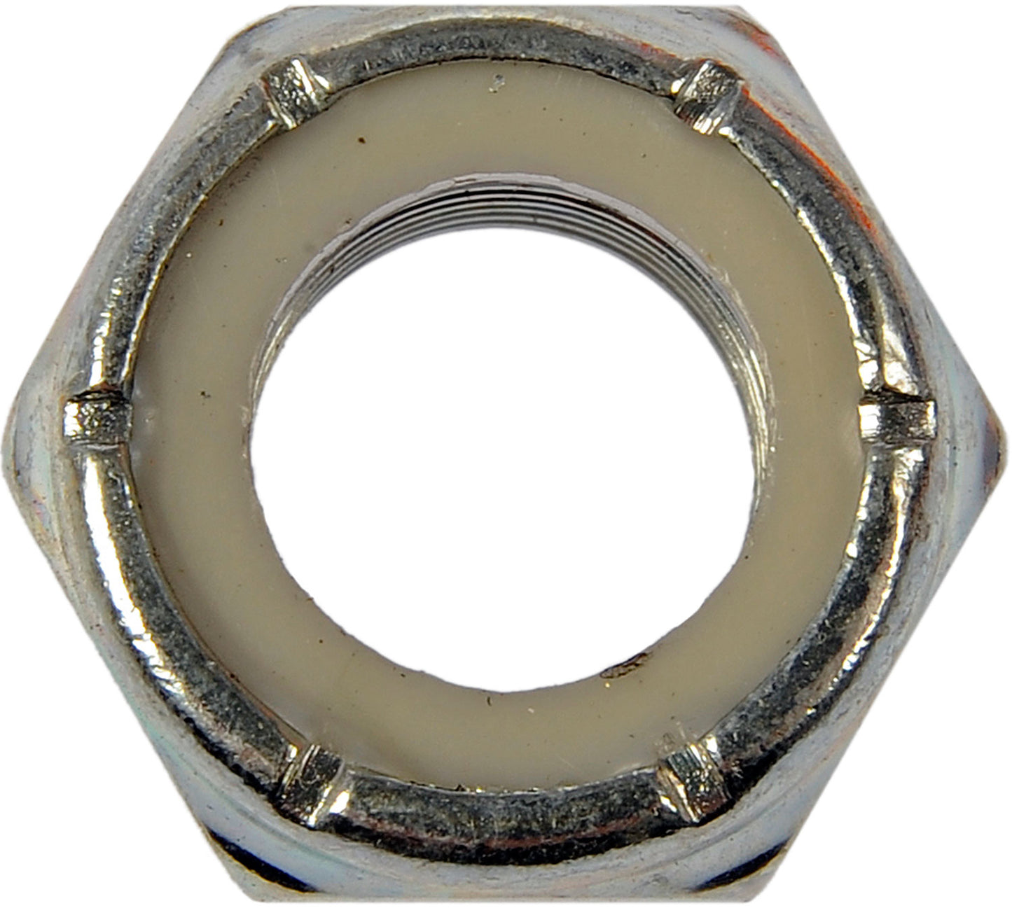 Hex Lock Nut With Nylon Insert- Grade 2-Thread Size: 9/16-20 - Dorman# 814-045