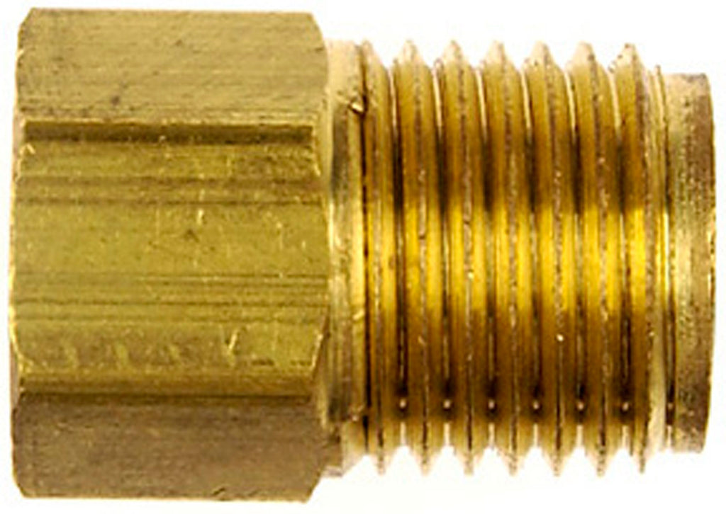 Brake Line Adapter-Dual Brake-1/4 In. x 9/16-18 In. - Dorman# 490-536.1