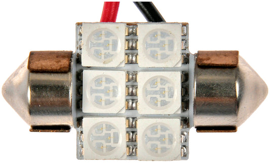 3175 Amber 5050SMD 6 LED bulb - Dorman# 3175B-SMD