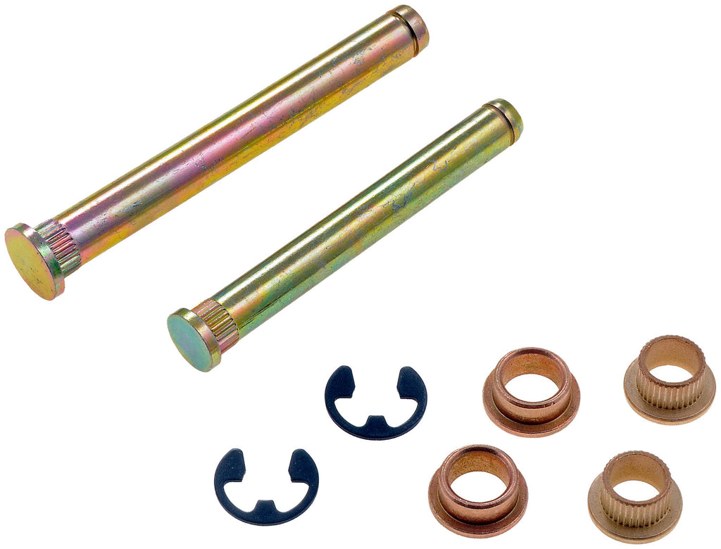 Door Hinge Pin And Bushing Kit - 2 Pins, 4 Bushings And 2 Clip - Dorman# 38423