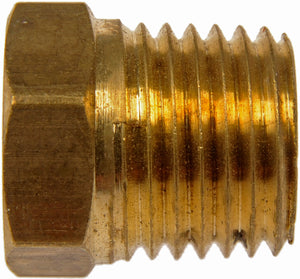 Brass Plug-Pipe Thread- 1/4 In. - Dorman# 490-075.1