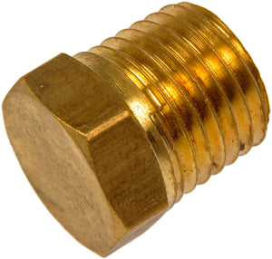 Brass Plug-Pipe Thread- 1/4 In. - Dorman# 490-075.1