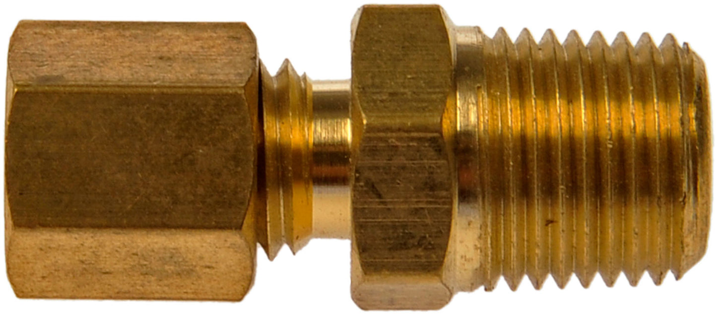 Pipe To Compression Fitting-Male Connector-1/8" x 1/8" MNPT - Dorman# 490-031.1