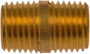 Brass Nipple-Close-1/4 In. MNPT - Dorman# 490-131.1
