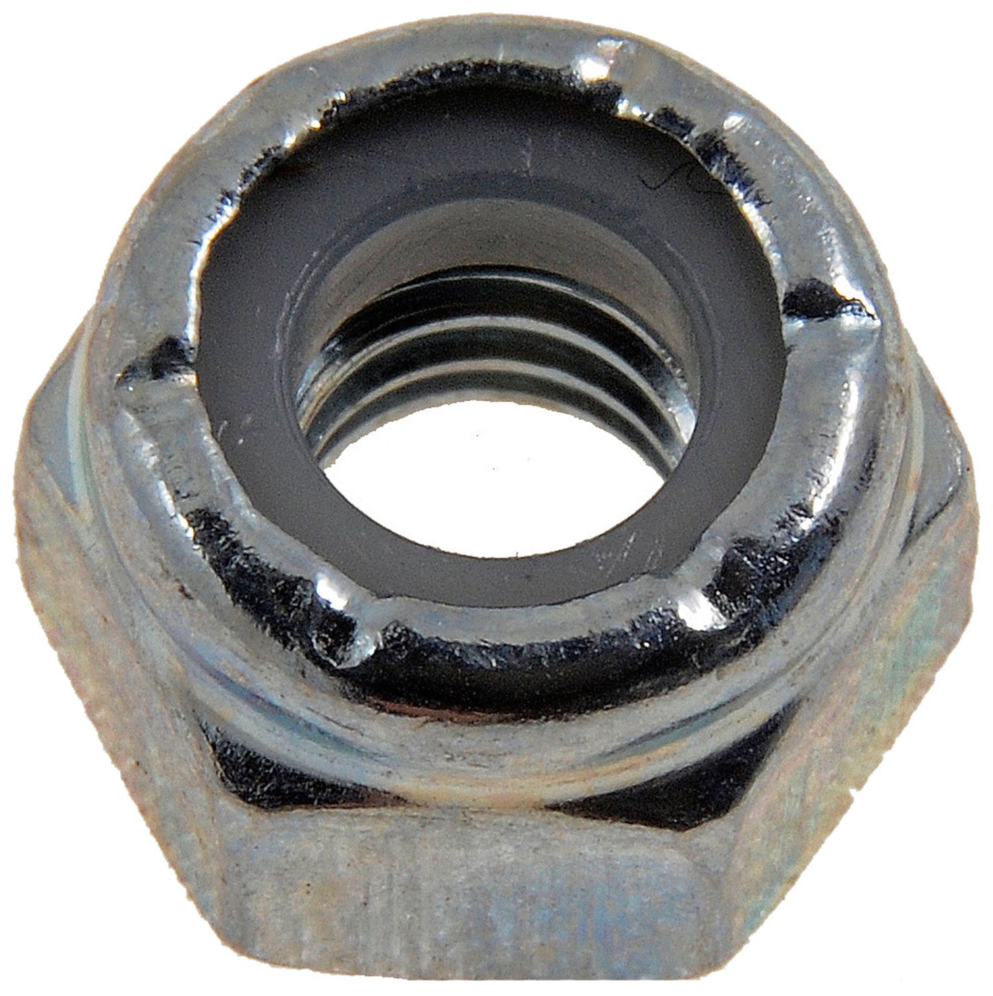 Grade 2 Hex Lock Nuts w/ Nylon Ring 1/4-20" Height 5/16" - Dorman# 784-750