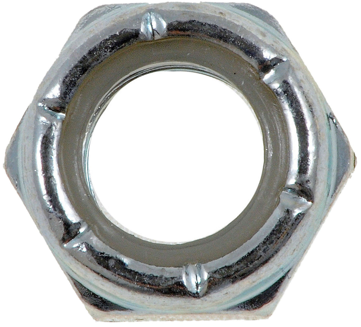 Hex Lock Nut With Nylon Insert-Grade 2-Thread Size- 7/16-14 - Dorman# 810-043