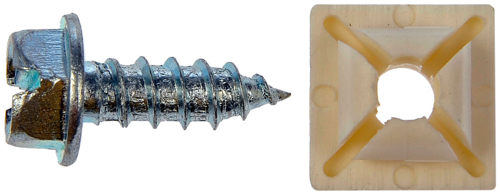 License Plate Fasteners- No. 14 x 3/4 In. - Dorman# 785-148