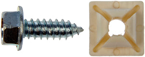 License Plate Fasteners-Phillips Hex Washer- 1/4-14 x3/4 In - Dorman# 785-158