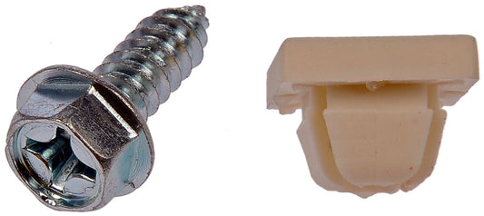 License Plate Fasteners-Phillips Hex Washer- 1/4-14 x3/4 In - Dorman# 785-158