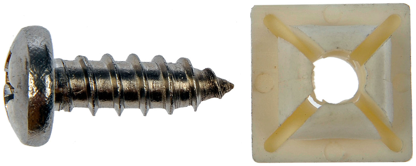 License Plate Fasteners- No. 14 x 3/4 In. - Dorman# 785-166