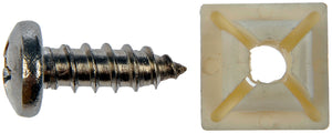 License Plate Fasteners- No. 14 x 3/4 In. - Dorman# 785-166