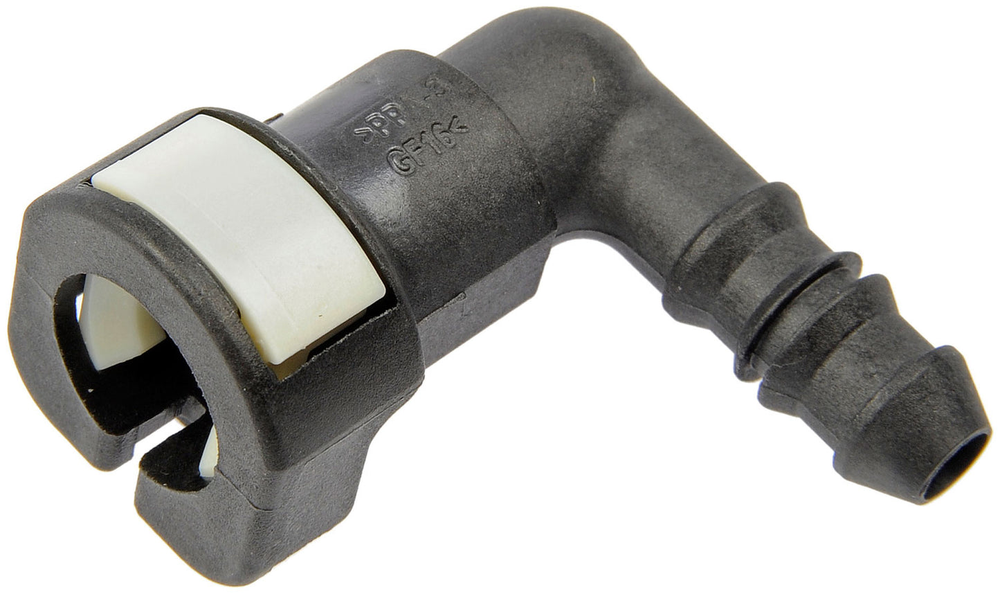 FUEL LINE RETAINING CLIP 5/16" STEEL TO 5/16" NYLON 90deg BEND - Dorman# 800-123