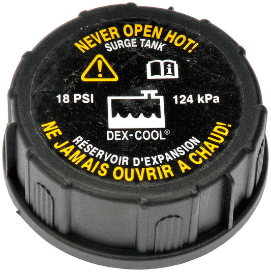 Engine Coolant Reservoir Tank Cap - Dorman# 54216 Fits 05-10 Corvette