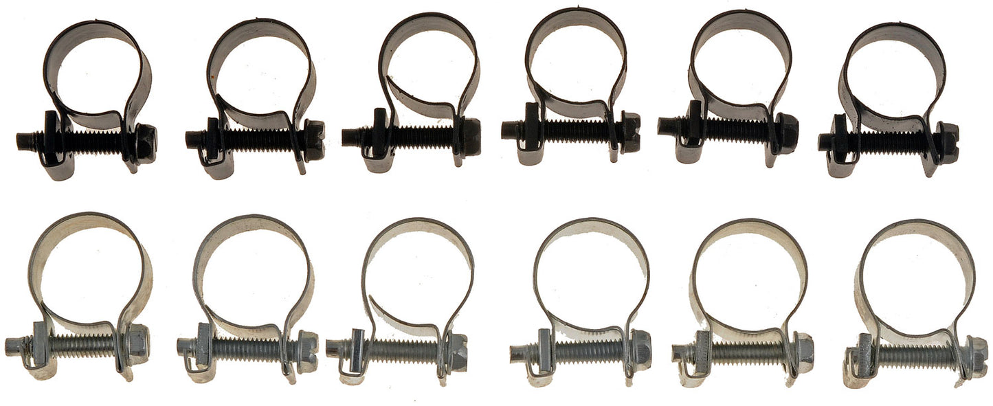 Fuel Injector Hose Clamps - Range 9/16 To 5/8 In. (14 To 16mm) - Dorman# 55172