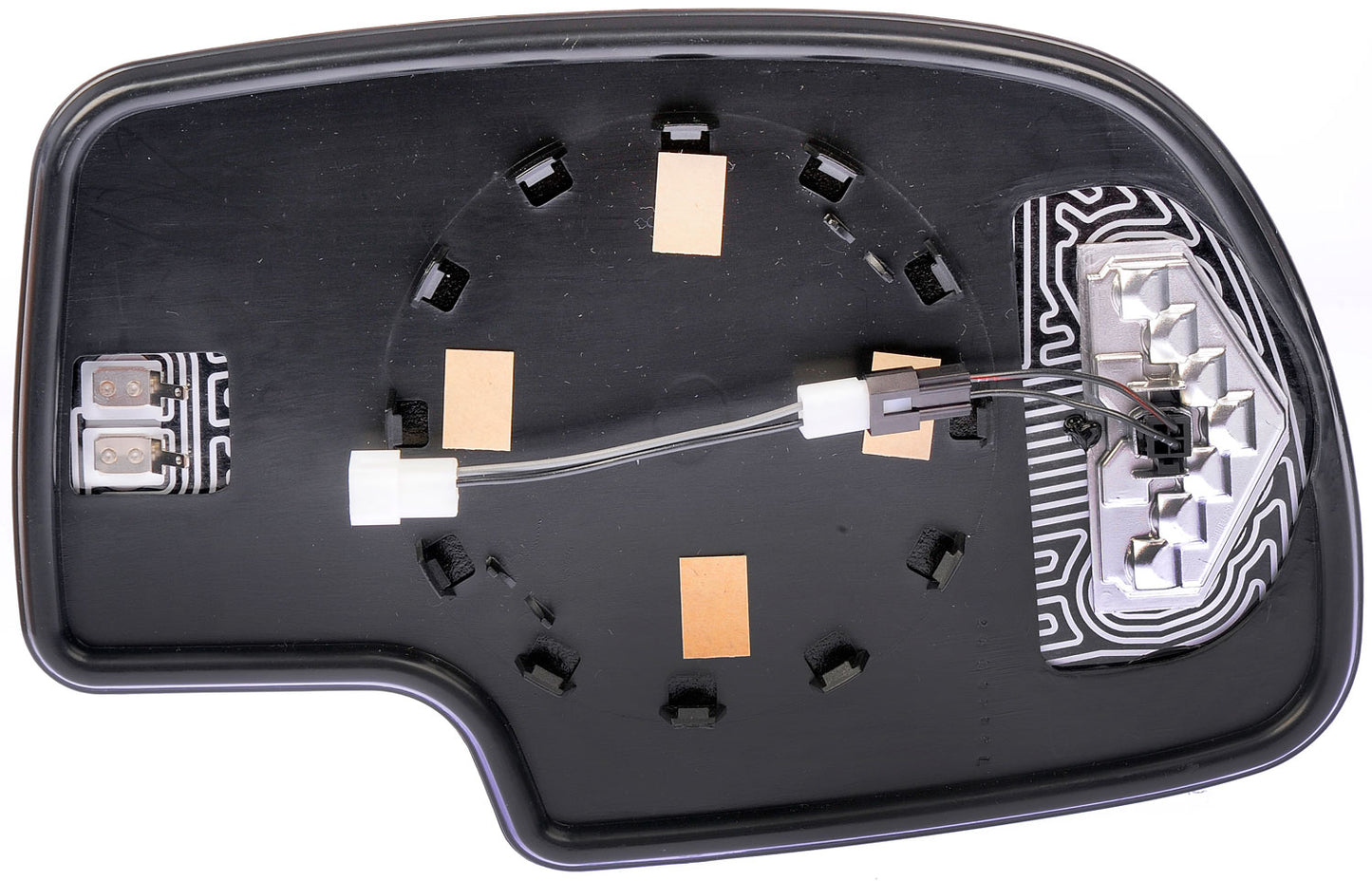New Heated Plastic Backed Mirror Left - Dorman 56318