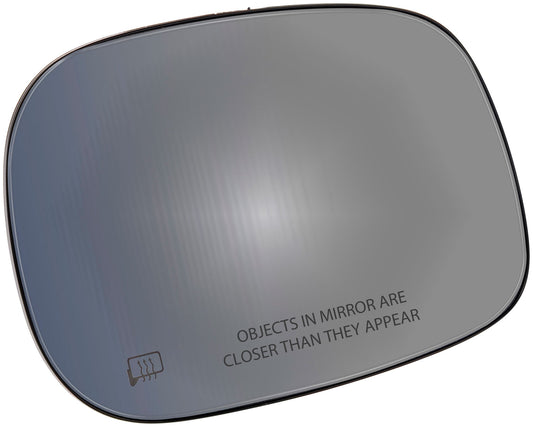 Passenger Power Mirror Glass Assembly (Dorman 56323) Heated, Folding