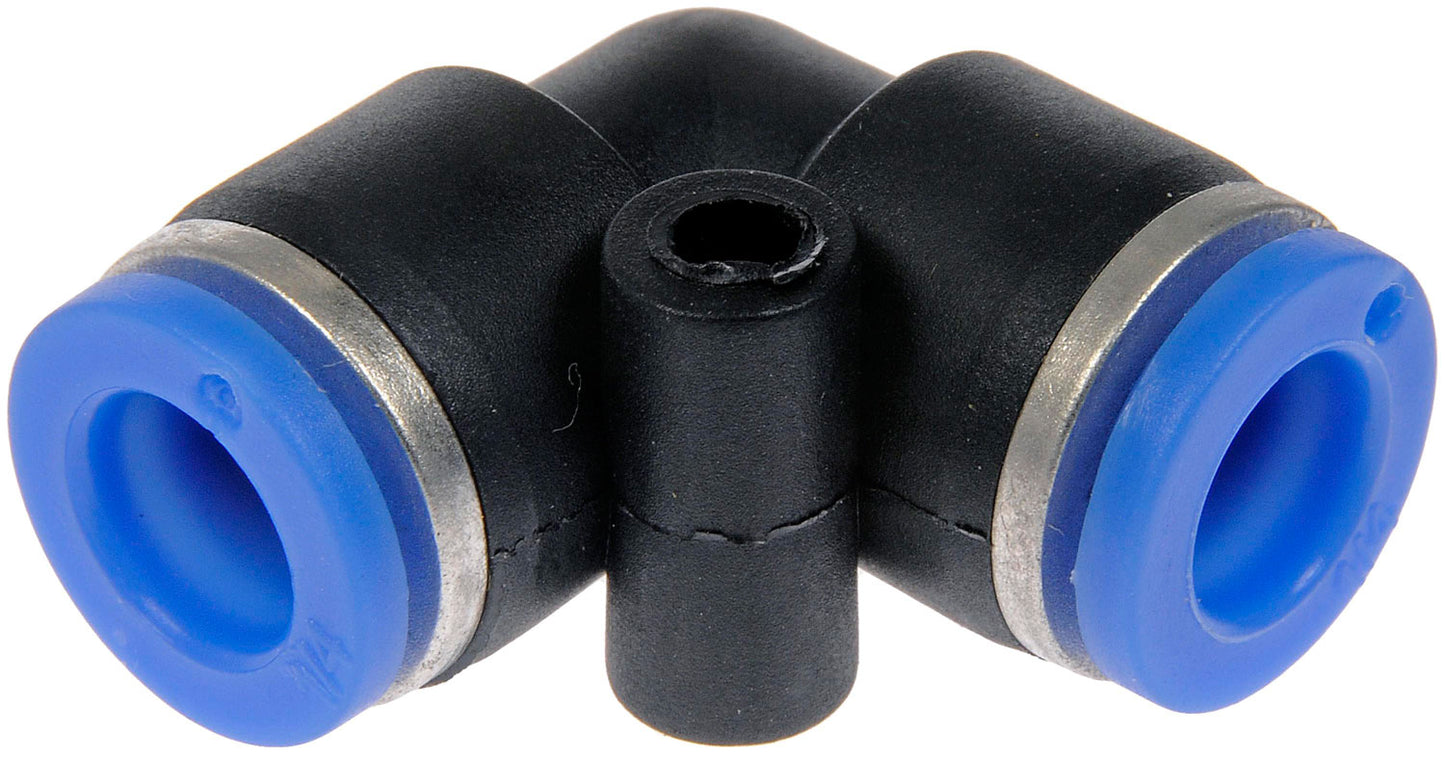 Nylon Connector 90 degree 1/4 in - Dorman# 800-320